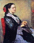  Mary Cassatt Portrait of a Lady of Seville - Hand Painted Oil Painting