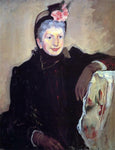  Mary Cassatt Portrait of an Elderly Lady - Hand Painted Oil Painting