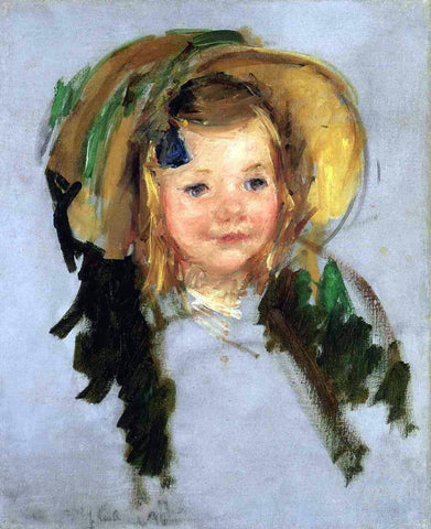  Mary Cassatt Sara in a Bonnet - Hand Painted Oil Painting