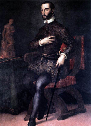  Maso Da San Friano Portrait of Francesco I de' Medici - Hand Painted Oil Painting