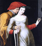  Masters of the Fontainebleau School The Lovers - Hand Painted Oil Painting