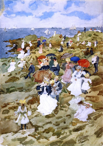  Maurice Prendergast Handkerchief Point - Hand Painted Oil Painting