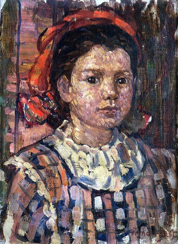  Maurice Prendergast Portrait of a Young Girl - Hand Painted Oil Painting