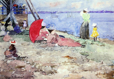  Maurice Prendergast Revere Beach - Hand Painted Oil Painting