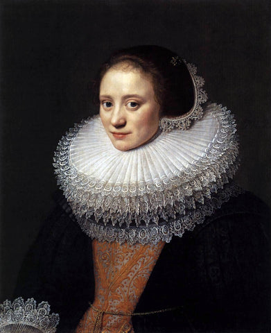  Michiel Jansz. Van Miereveld Portrait of a Woman - Hand Painted Oil Painting