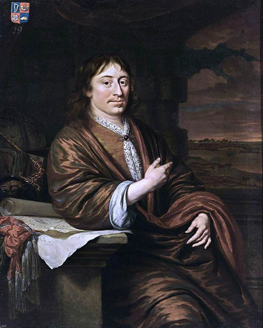  Michiel Van Musscher Portrait of Gerard Pietersz, Hulft - Hand Painted Oil Painting