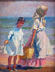  Mongrell Torrent En la Playa - Hand Painted Oil Painting