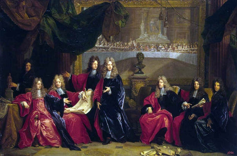  Nicolas De Largilliere Provost and Municipal Magistrates of Paris - Hand Painted Oil Painting