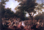  Nicolas Lancret Fete in a Wood - Hand Painted Oil Painting