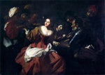  Nicolas Regnier Guessing Game - Hand Painted Oil Painting