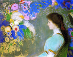  Odilon Redon Portrait of Violette Heyman - Hand Painted Oil Painting