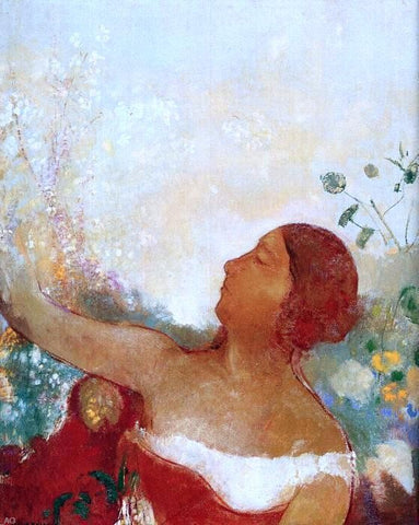  Odilon Redon The Predistined Child (also known as Ophelia) - Hand Painted Oil Painting