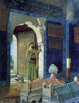  Osman Hamdy-Bey Old Man before Children's Tombs - Hand Painted Oil Painting