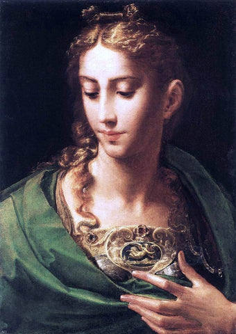  Parmigianino Pallas Athene - Hand Painted Oil Painting