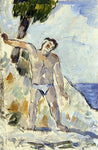  Paul Cezanne Bather with Arms Spread - Hand Painted Oil Painting