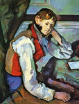  Paul Cezanne Boy in a Red Vest - Hand Painted Oil Painting
