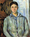  Paul Cezanne Madame Cezanne in Blue (also known as Sant Van Victoria) - Hand Painted Oil Painting