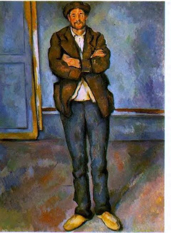 Paul Cezanne Man in a Room - Hand Painted Oil Painting