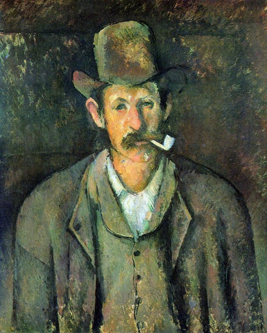  Paul Cezanne A Man with a Pipe - Hand Painted Oil Painting