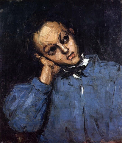  Paul Cezanne Portrait of a Young Man - Hand Painted Oil Painting