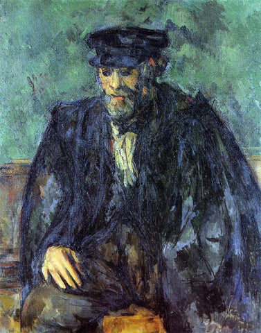  Paul Cezanne Portrait of the Gardener Vallier - Hand Painted Oil Painting