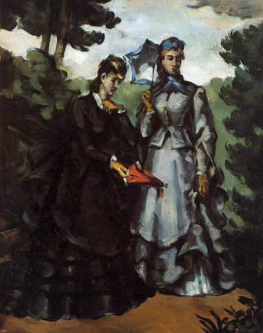  Paul Cezanne The Promenade - Hand Painted Oil Painting