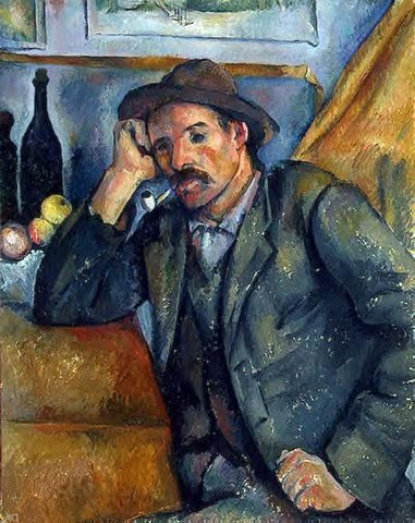  Paul Cezanne The Smoker - Hand Painted Oil Painting
