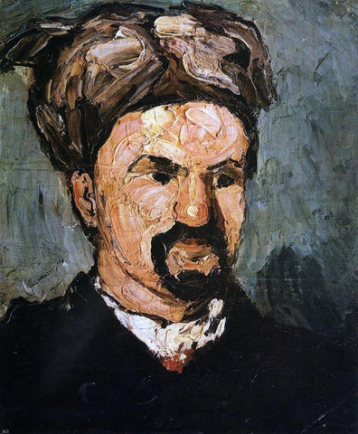  Paul Cezanne Uncle Dominique in a Turban - Hand Painted Oil Painting