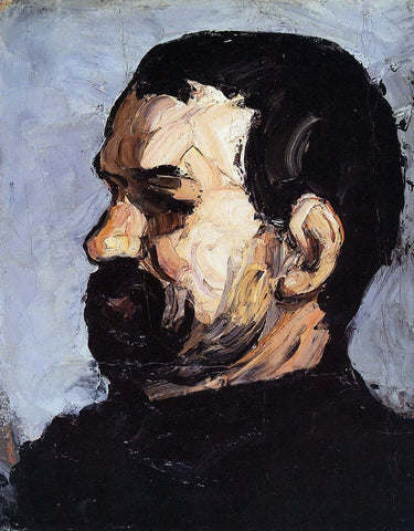  Paul Cezanne Uncle Dominique in Profile - Hand Painted Oil Painting