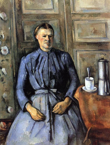  Paul Cezanne Woman with a Coffeepot - Hand Painted Oil Painting