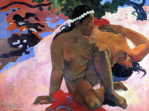  Paul Gauguin Aha oe Feii? (also known as What! Are You Jealous?) - Hand Painted Oil Painting