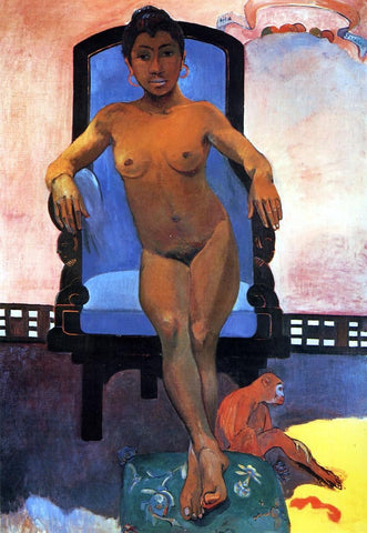  Paul Gauguin Aita Parari te Tamari Vahine Judith (also known as Portrait of Annah the Javanese) - Hand Painted Oil Painting