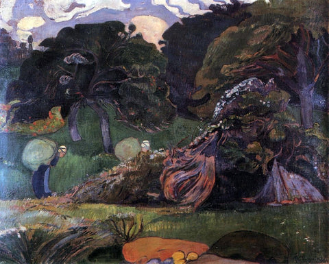  Paul Gauguin Brittany Landscape - Hand Painted Oil Painting