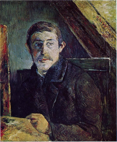  Paul Gauguin Gauguin at His Easel - Hand Painted Oil Painting