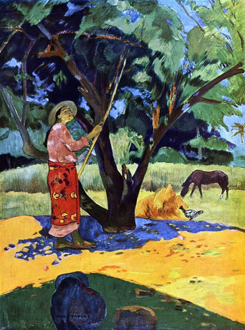 Paul Gauguin Meu Taporo (also known as Picking Lemons) - Hand Painted Oil Painting