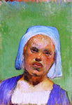  Paul Gauguin Portrait of a Pont-Aven Woman (Marie Louarn?) - Hand Painted Oil Painting