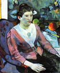  Paul Gauguin Portrait of a Woman with Cezanne Still Life - Hand Painted Oil Painting