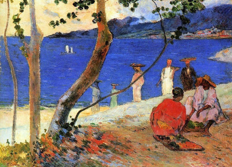  Paul Gauguin Seashore, Martinique - Hand Painted Oil Painting