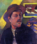  Paul Gauguin Self Portrait with Hat - Hand Painted Oil Painting