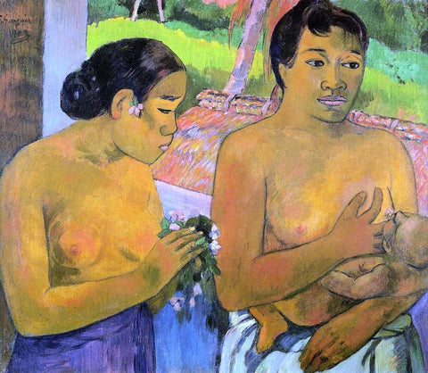  Paul Gauguin The Offering - Hand Painted Oil Painting