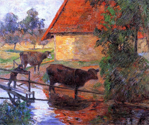  Paul Gauguin Watering Place - Hand Painted Oil Painting