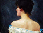  Paul-Gustave Fischer Portrait of Lady - Hand Painted Oil Painting