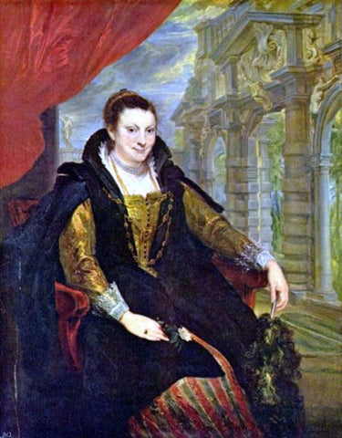  Peter Paul Rubens Portret der Isabella Brandt - Hand Painted Oil Painting