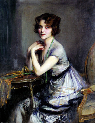  Philip Alexius De Laszlo Portrait of a Lady - Hand Painted Oil Painting