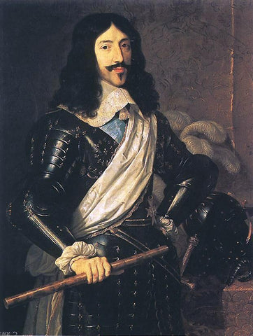  Philippe De Champaigne King Louis XIII - Hand Painted Oil Painting