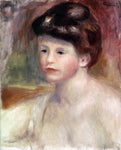  Pierre Auguste Renoir Bust of a Young Woman - Hand Painted Oil Painting