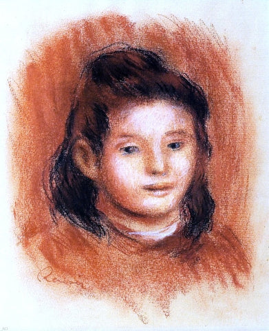  Pierre Auguste Renoir Girl's Head - Hand Painted Oil Painting
