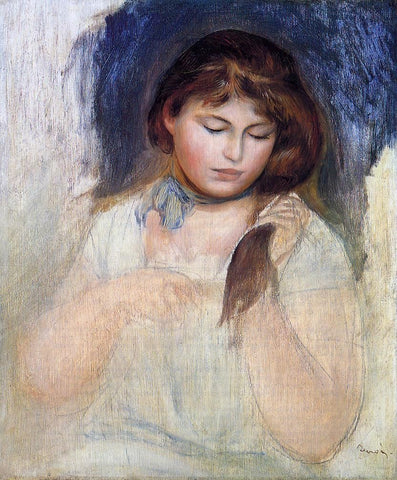  Pierre Auguste Renoir Head of Gabrielle - Hand Painted Oil Painting