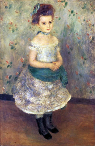  Pierre Auguste Renoir Jeanne Durand-Ruel - Hand Painted Oil Painting
