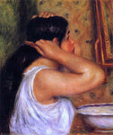  Pierre Auguste Renoir La Toilette - Woman Combing Her Hair - Hand Painted Oil Painting